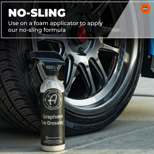 Tire After Adam's Graphene Shine Application