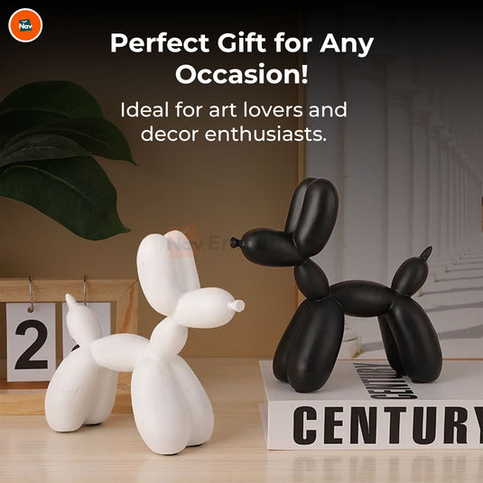 Colorful balloon dog ornament