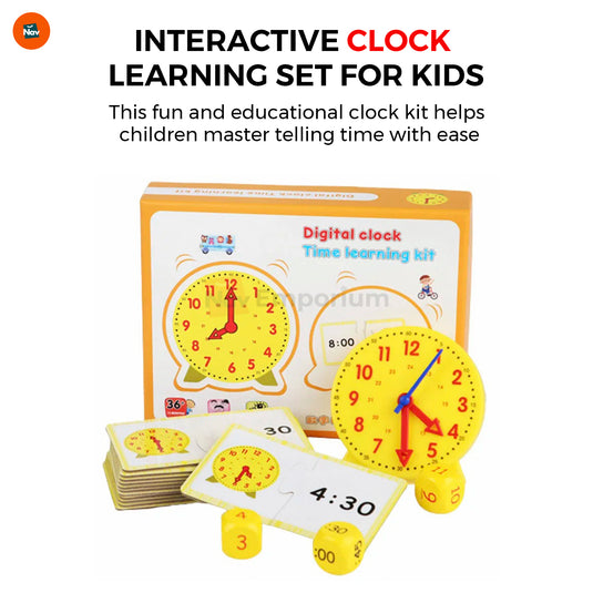 Movable Clock for Kids Education