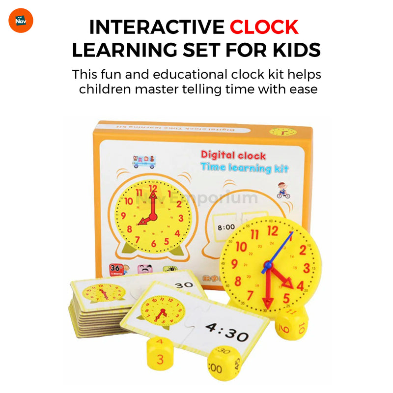 Movable Clock for Kids Education