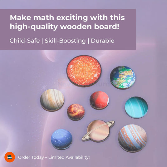 Eco-Friendly Wooden Space Puzzle