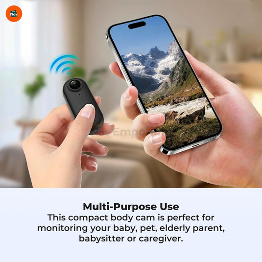 Compact body camera dimensions