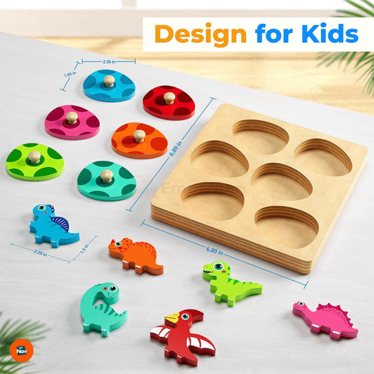 Non-Toxic Wooden Puzzle Pieces