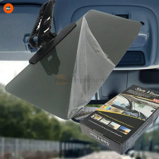 Anti-Glare Car Sun Visor in Use