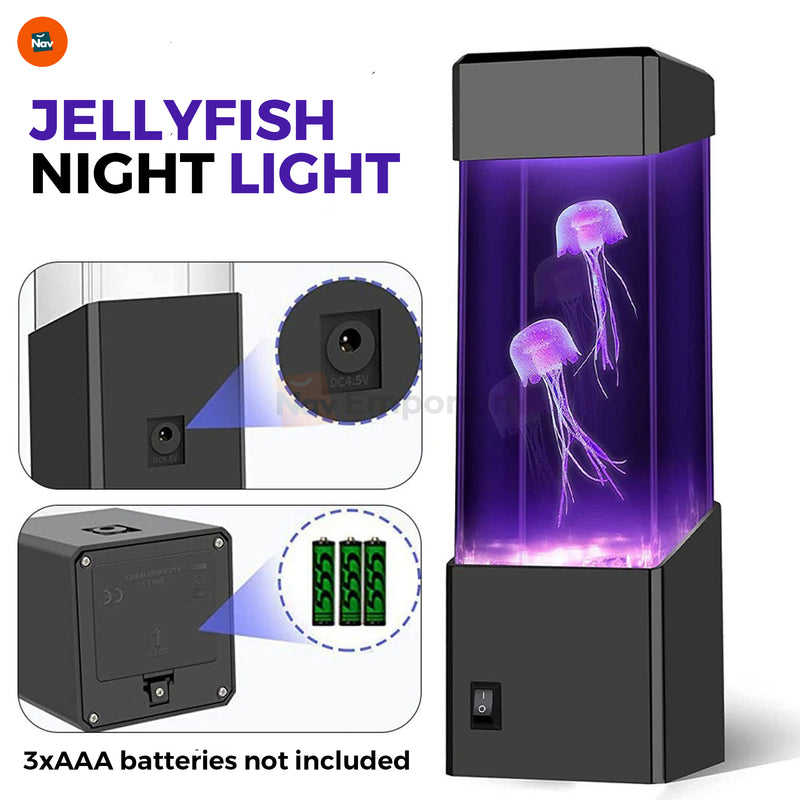 LED jellyfish night light