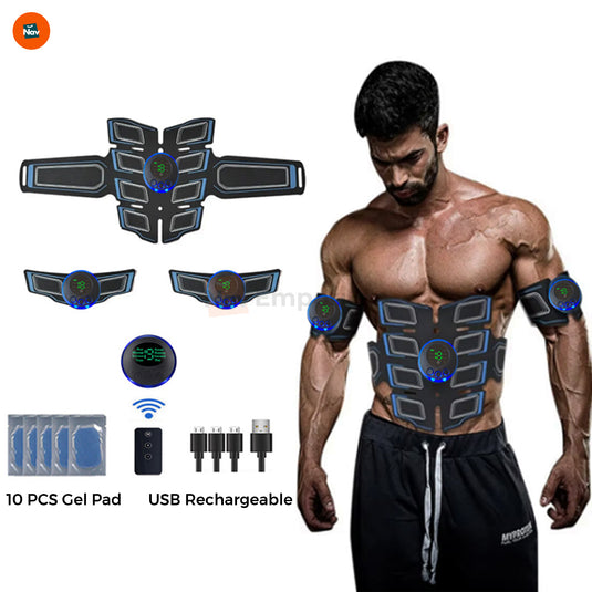 Adjustable intensity abs belt