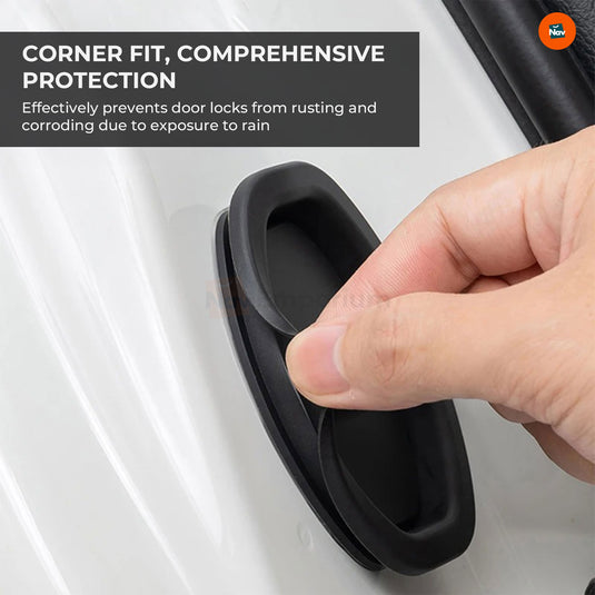 Easy install door lock cover