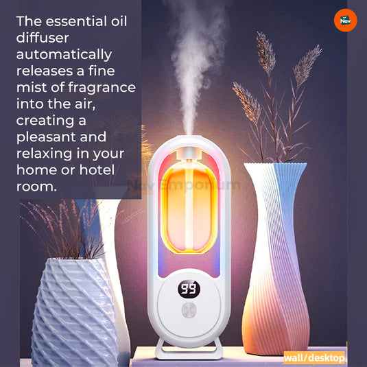 Diffuser in Home Office Setting