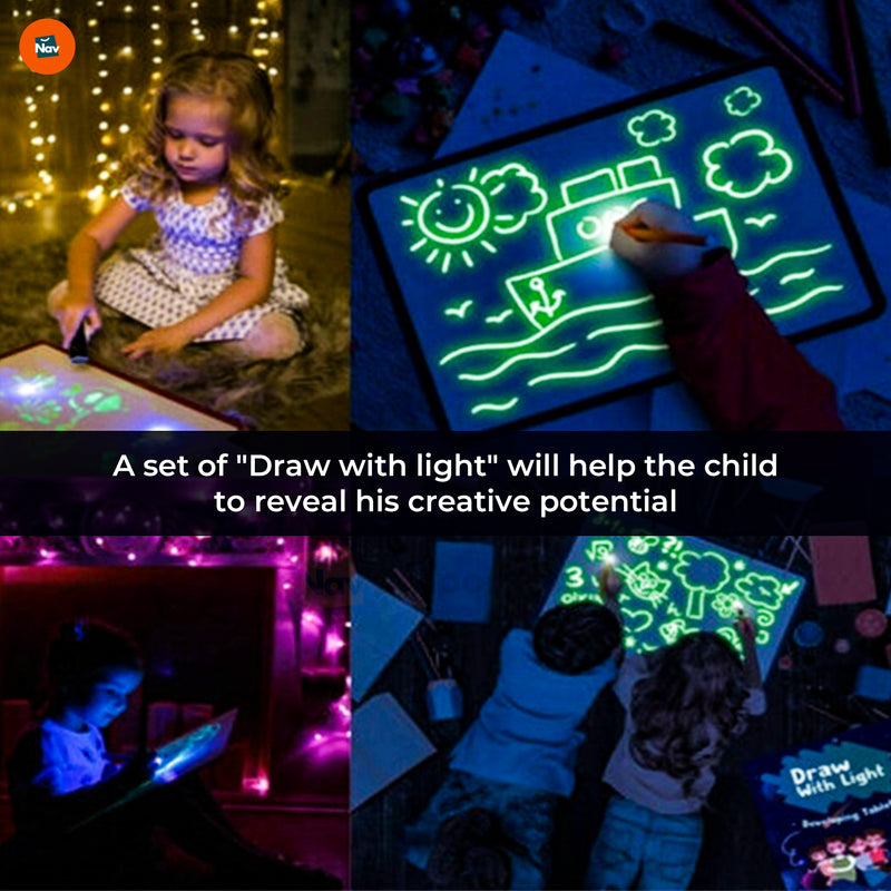 GlowArt Drawing Tablet back view
