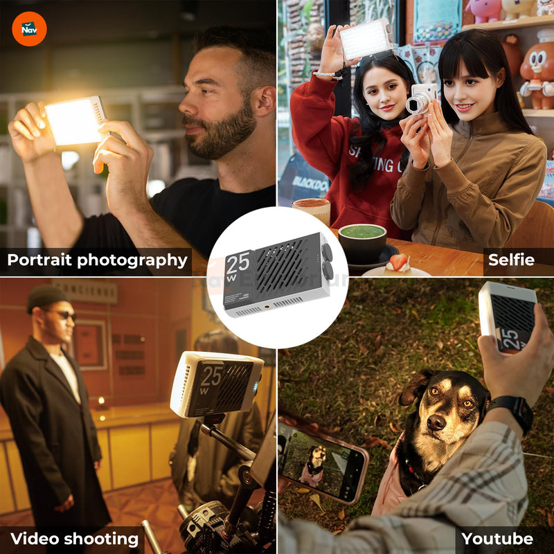 Rechargeable LED light with long battery life
