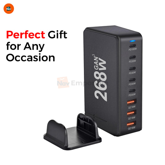 TechPi charger with fast charging indicator