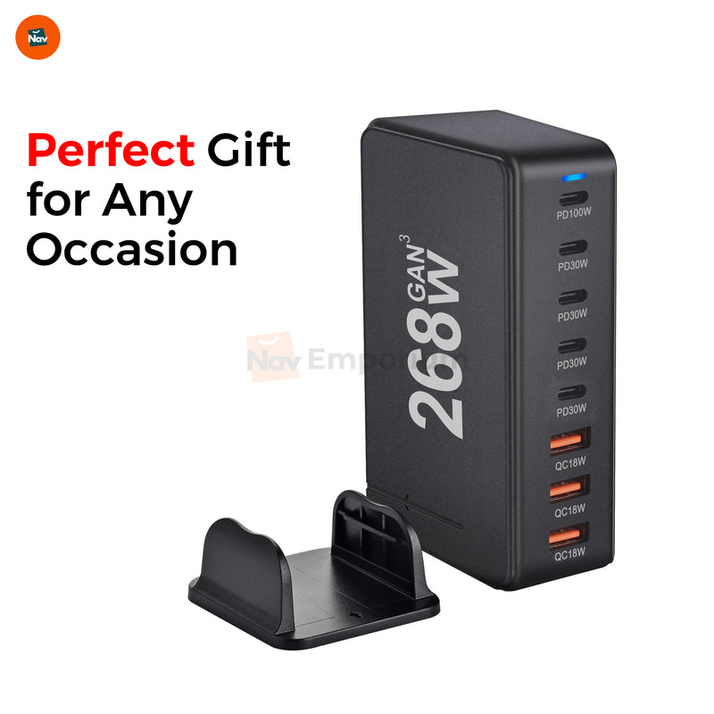 TechPi charger with fast charging indicator