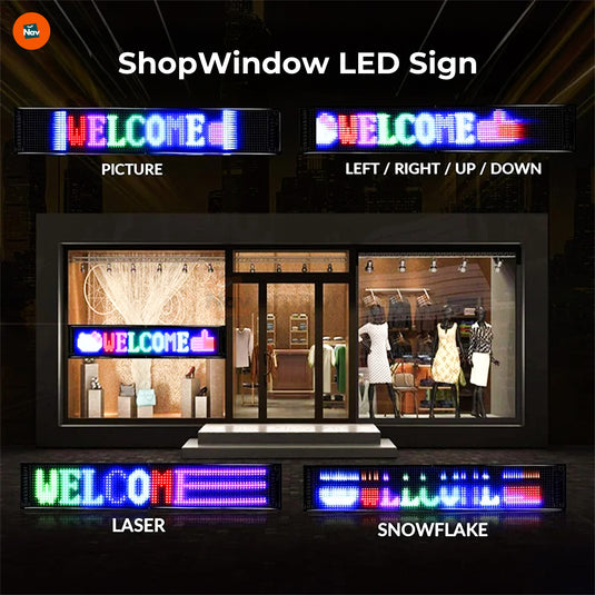 High-visibility automotive LED screen