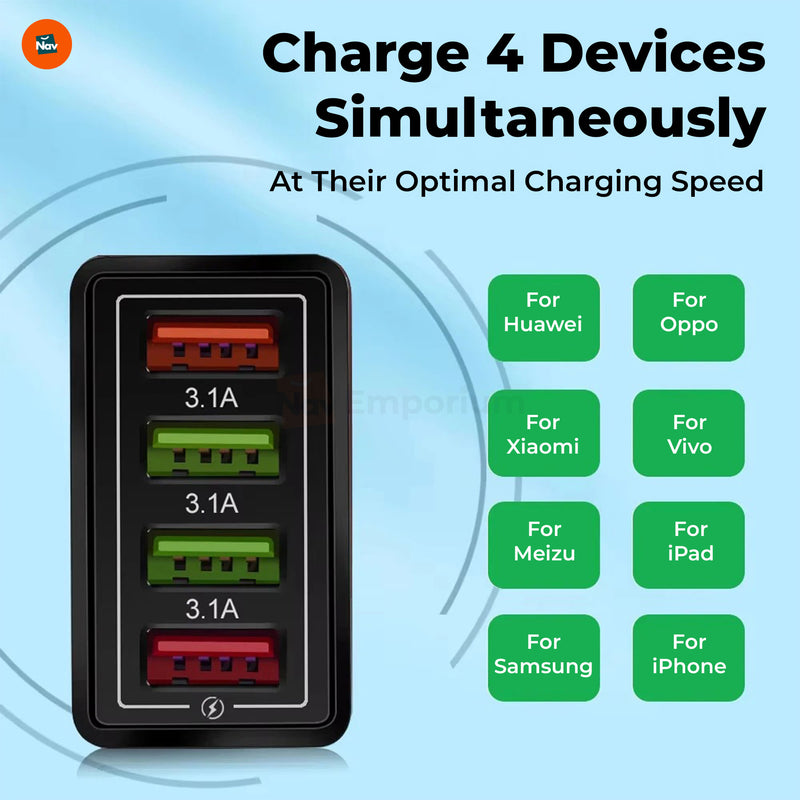 Fast charging with TravelPower 55W USB-C adapter