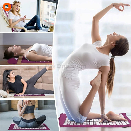 Travel-friendly acupressure mat