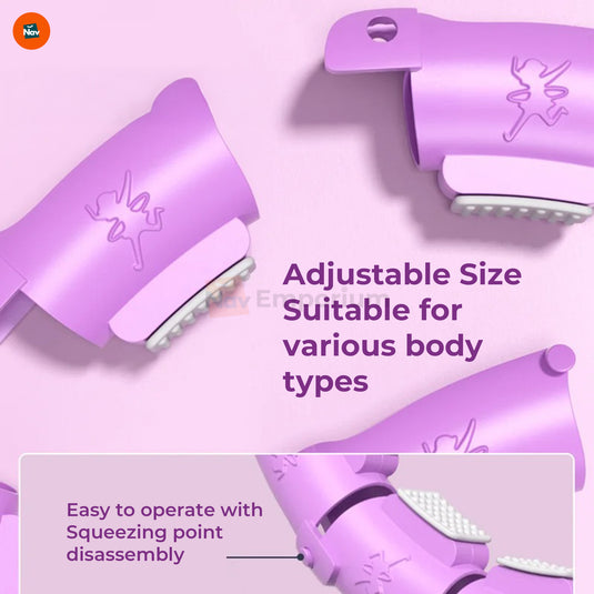 Weighted hoop for waist toning