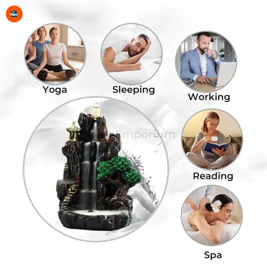 Ceramic incense burner for home