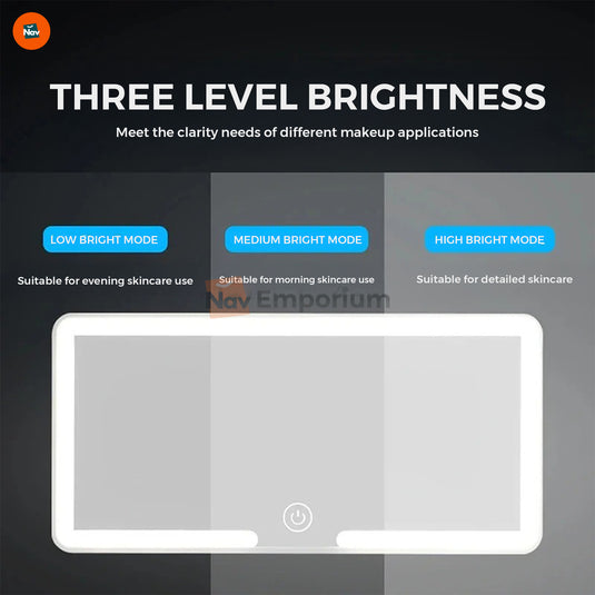 Portable car beauty mirror