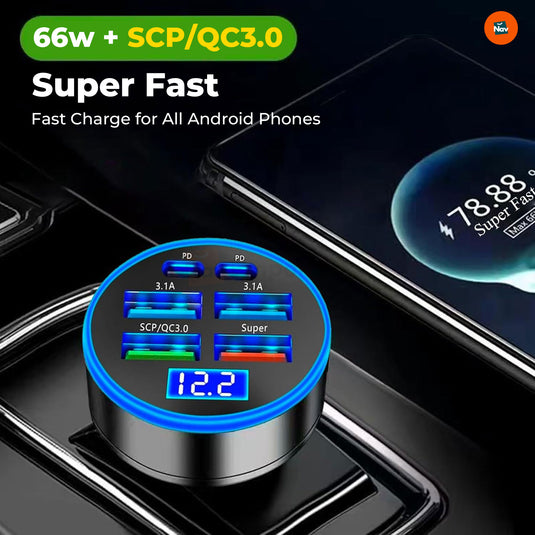 Smart Voltage Display Charger