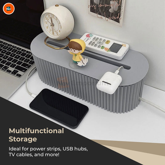 Compact cable concealment box