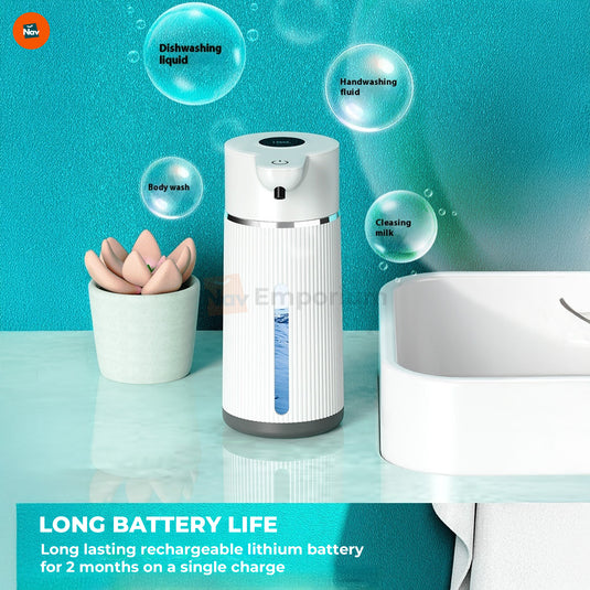 Sleek bathroom soap dispenser