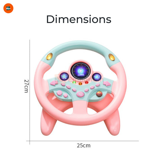 FunDrive Steering Wheel with Lights and Sounds