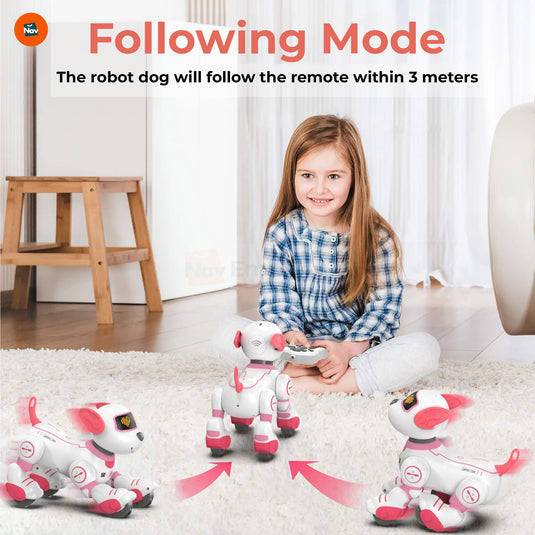 Children programming PlayBot Puppy movements
