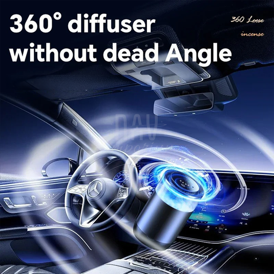 Compact car air diffuser