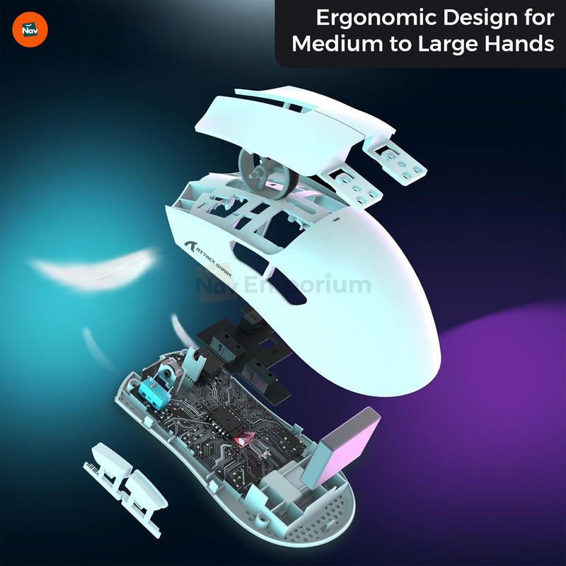 X11 Ultra-Light Mouse Ergonomic Design
