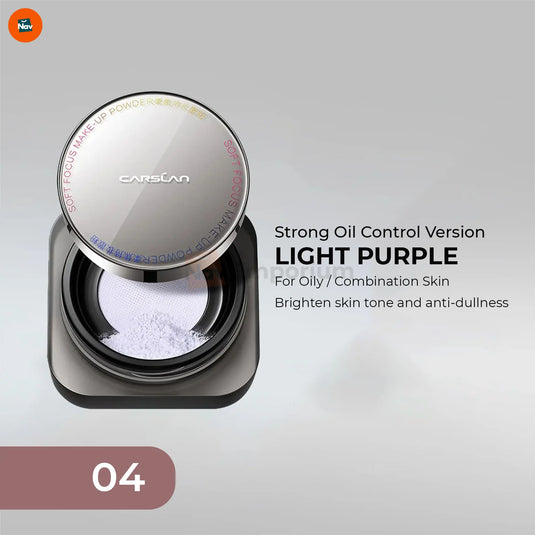 Oil control face setting powder