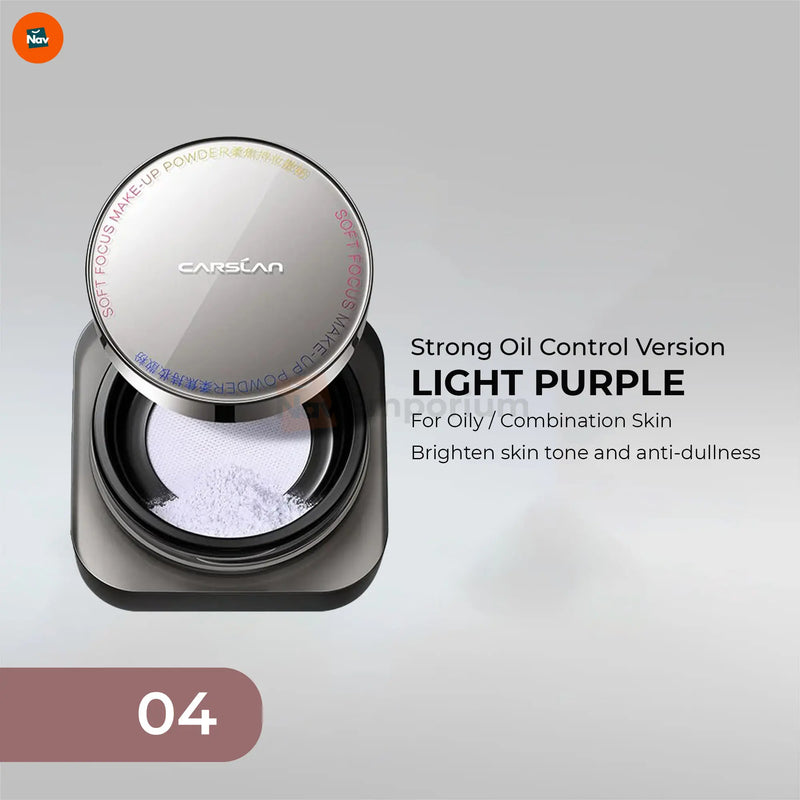 Oil control face setting powder