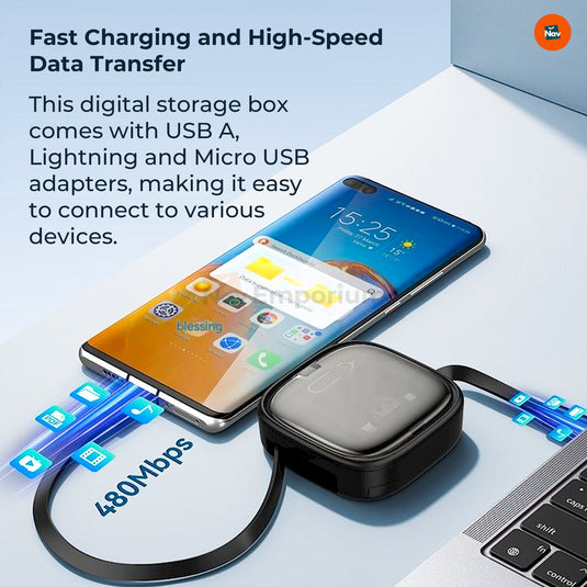 TechFlex Hub in travel bag