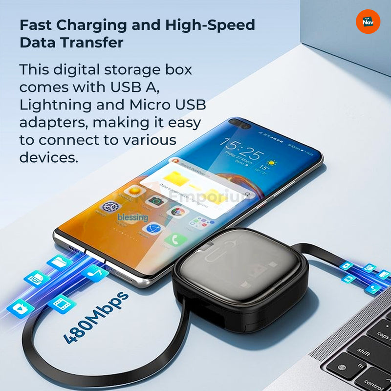 TechFlex Hub in travel bag