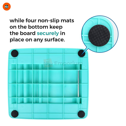 Feature image showing non-slip foot stretching board design