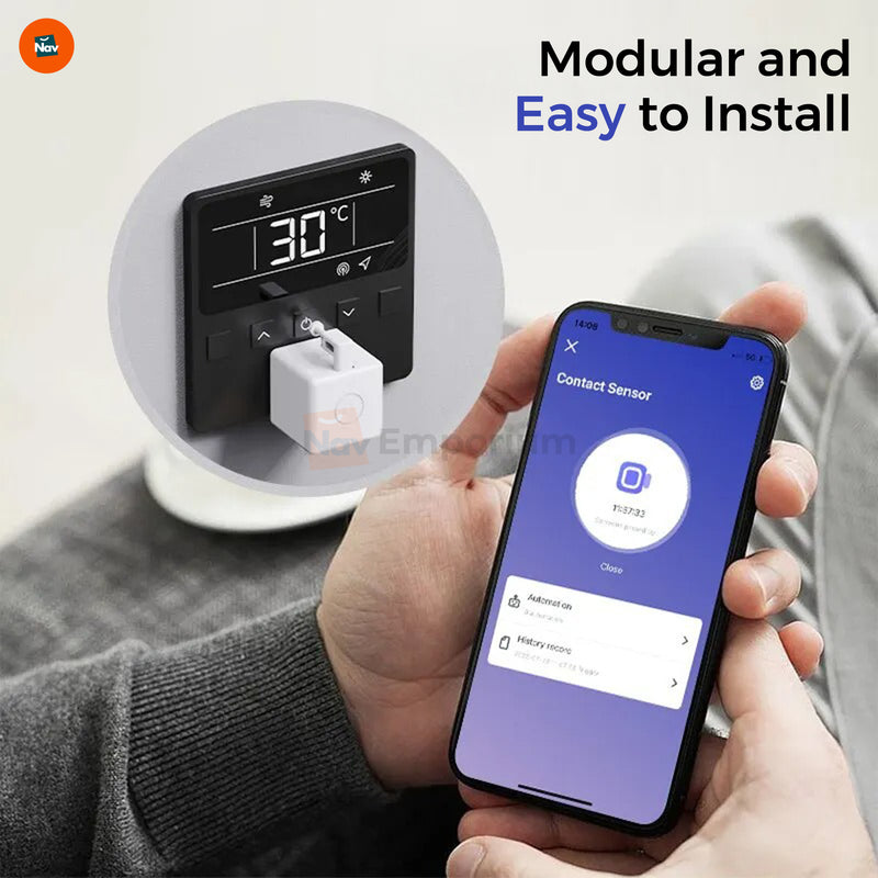 SmartBot app interface on smartphone