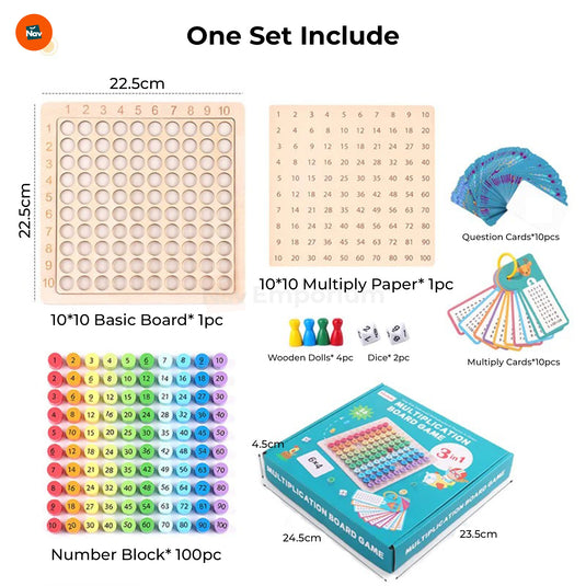 Educational math board for early learners