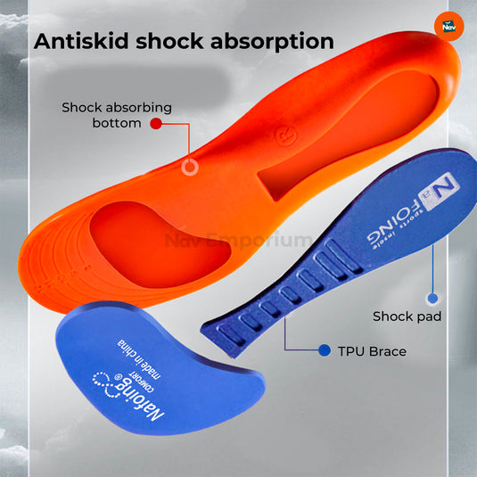 Shock absorbing smart insoles