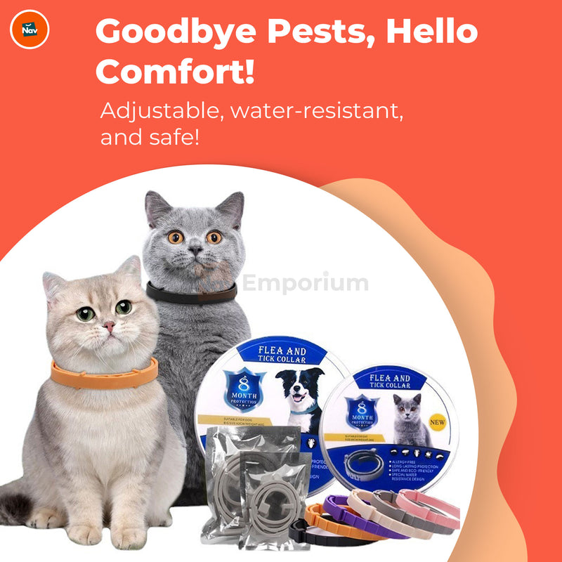 Waterproof tick collar for cats