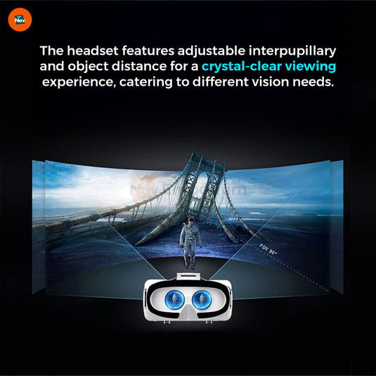 VisionVR headset front view