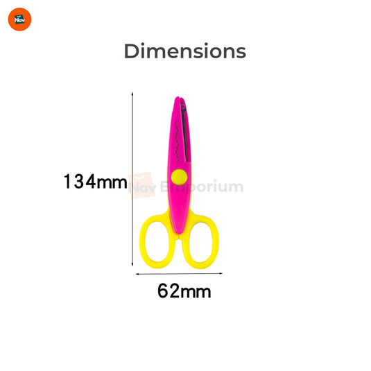 Close-up of Scissor Cutting Decorative Pattern
