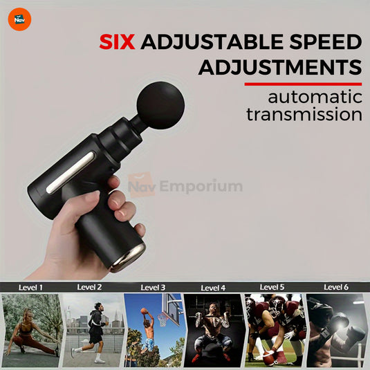 Compact muscle recovery massager