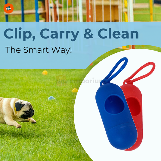 Stylish dog waste bag carrier