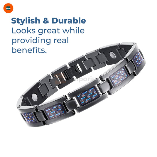 Titanium pain relief bracelet