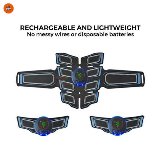 Wireless muscle toning belt
