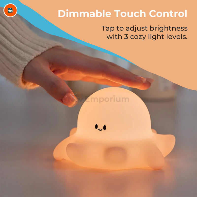 Touch-control nightlight for kids