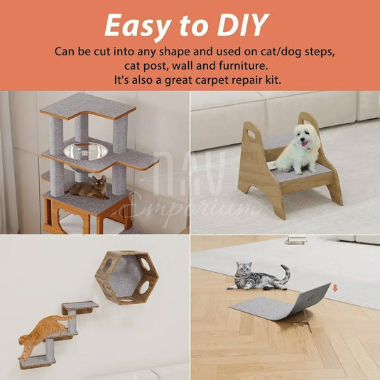 Non-toxic cat scratch mat