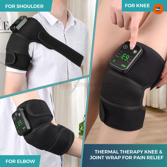 Deep heat knee therapy device
