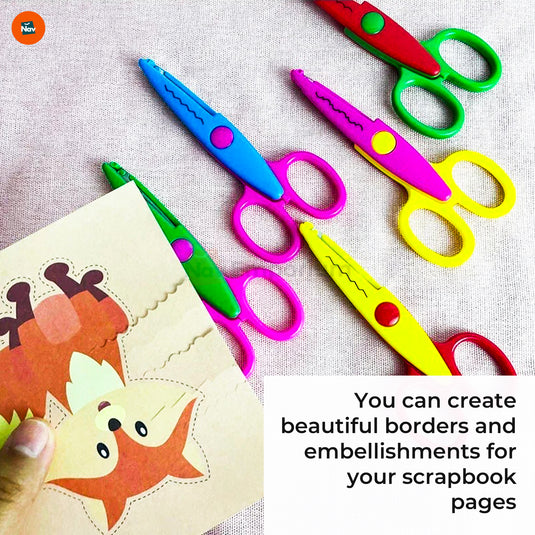 Child Holding Scissors with Ergonomic Grip