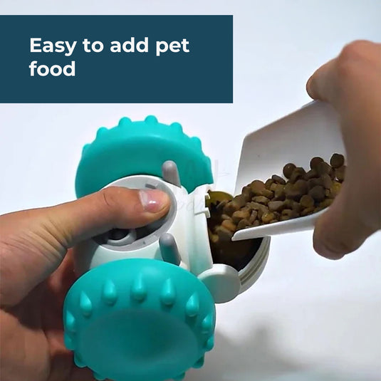Chew-resistant dog feeder