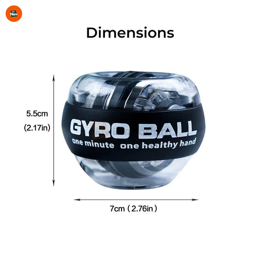 Dimension image showing hand grip strengthener size